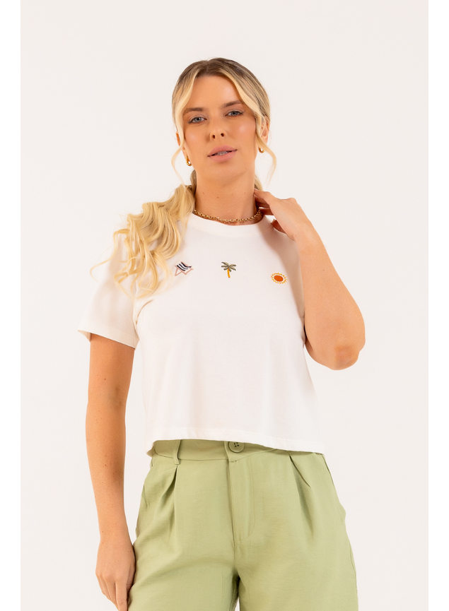 t shirt bordado sol linha leve 2